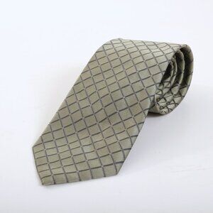 Calvin Klein Cross Pattern Silk Tie